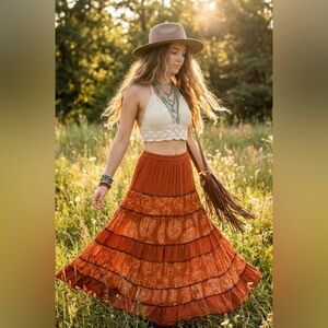 38. Boho Maxi Skirt